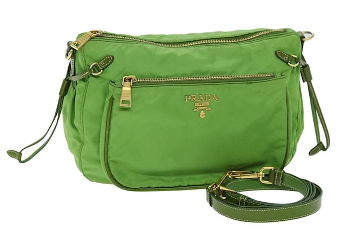 Prada Tessuto Verde Sintético  ref.1385728