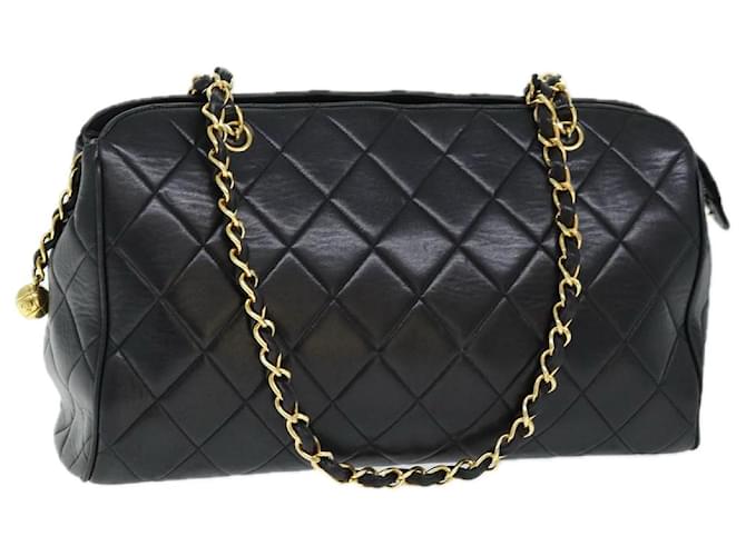 Timeless Chanel Matelassé Negro Cuero  ref.1385752