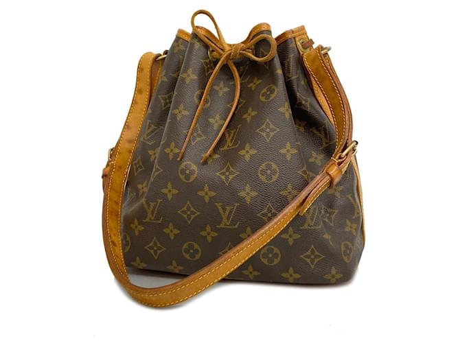 Noe Louis Vuitton Petit Noé Marrom Lona  ref.1385779