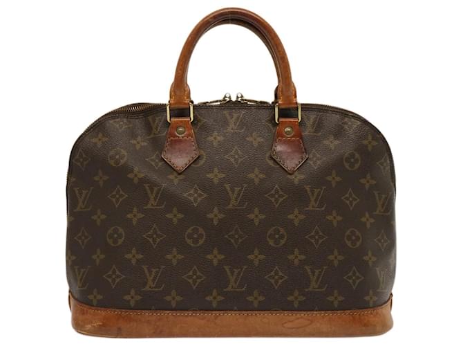 Louis Vuitton Alma Marrone Tela  ref.1385802