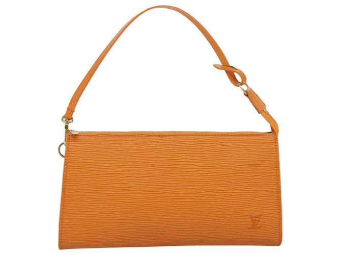 Louis Vuitton Pochette Accessoire Arancione Pelle  ref.1385811