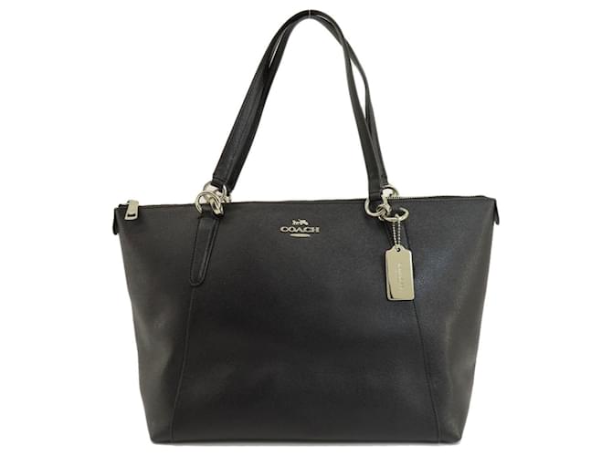 Coach Entrenador Negro Cuero  ref.1385837