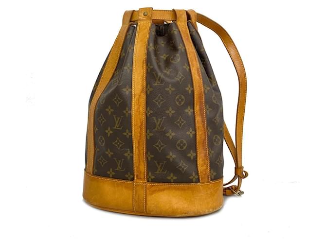 Louis Vuitton Randonnée Toile Marron  ref.1385846