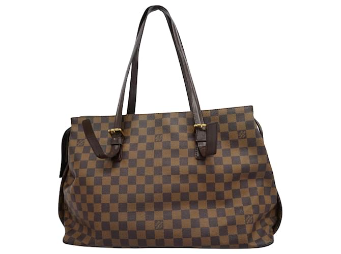 Louis Vuitton Chelsea Castaño Lienzo  ref.1385855