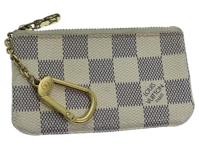 Louis Vuitton Pochette Clés Toile Blanc  ref.1385856