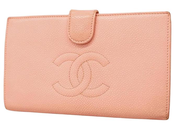 Timeless Chanel Coco Mark Pink Leather  ref.1385869