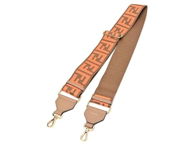 Fendi Strap You Toile Beige  ref.1385895