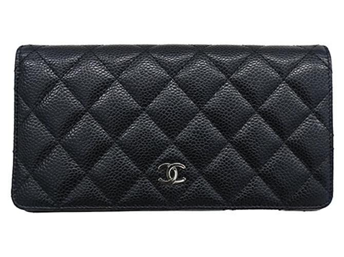 Chanel Matelassé Black Leather  ref.1385918