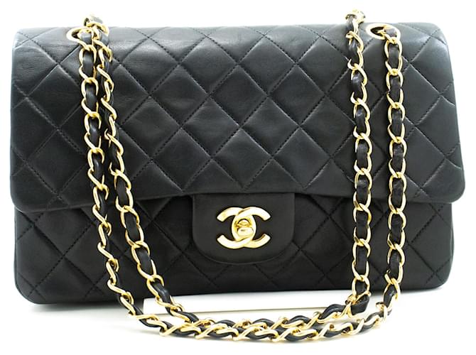 Classique Chanel Timeless Cuir Noir  ref.1385924