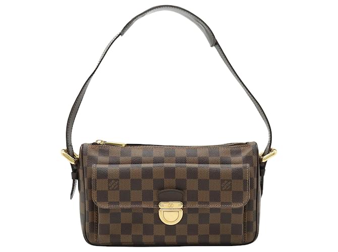 Louis Vuitton Ravello GM Castaño Lienzo  ref.1385940