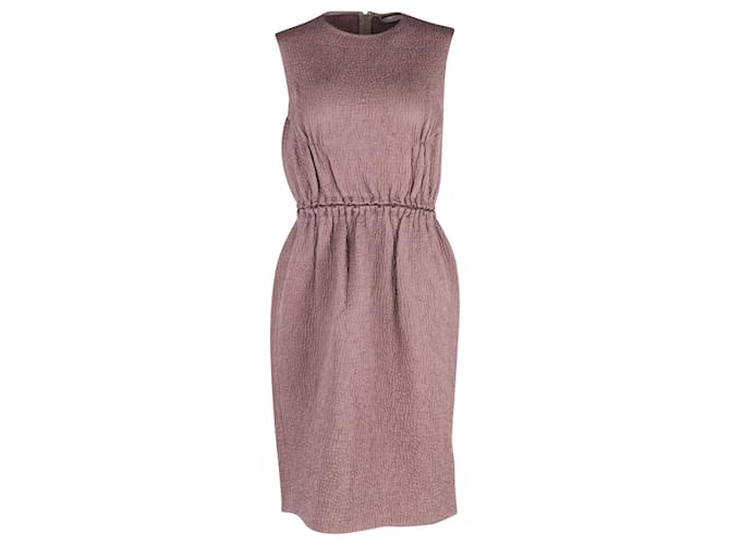 Bottega Veneta Sleeveless Dress in Mauve Wool Purple  ref.1386009
