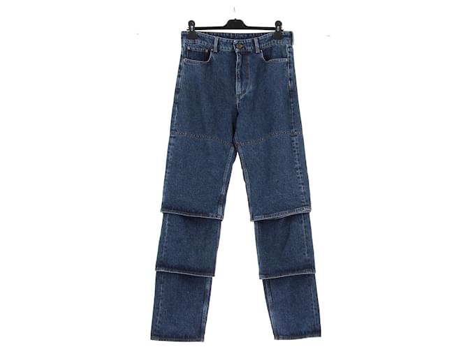 Autre Marque Y/PROJECT Pantalon T.International M Coton Bleu  ref.1386018