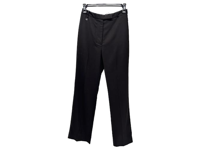 Autre Marque NON SIGNE / UNSIGNED Pantalon T.US 0 Polyester Noir  ref.1386029