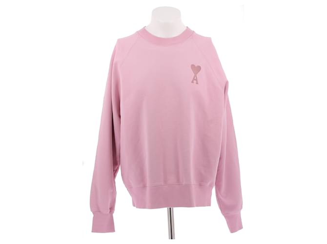 AMI  Knitwear & sweatshirts T.International XL Cotton Pink  ref.1386068
