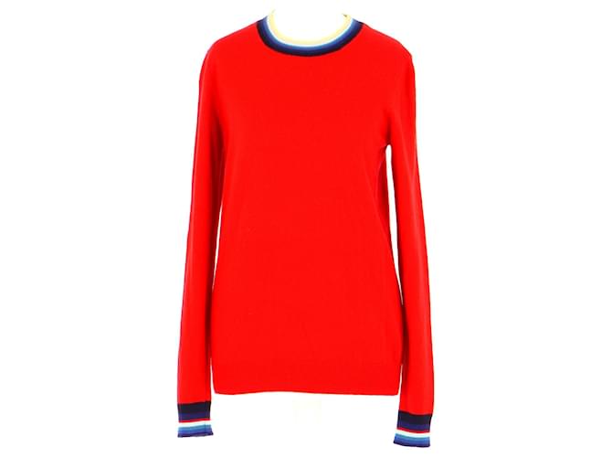 Lacoste Pull Cachemire Rouge  ref.1386262