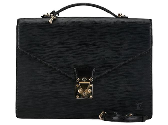 Borsa da lavoro in pelle Louis Vuitton Porte-Documents Bandierre M54462 in discrete condizioni  ref.1386289