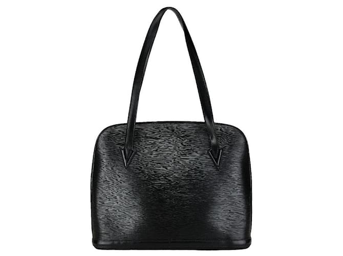 Sac à dos tote en cuir Epi Louis Vuitton M52282 en très bon état Noir  ref.1386292