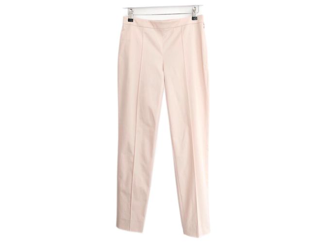 Pantalones de algodón rosa pálido de Loro Piana. Melocotón