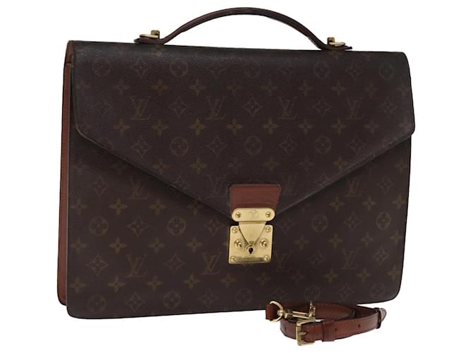 Bolso bandolera para documentos Porte con monograma de LOUIS VUITTON M53338 LV Auth 75067 Lienzo  ref.1386372