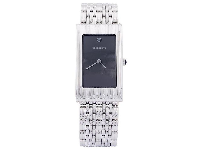 Boucheron Uhr "Reflet Large" aus Stahl.