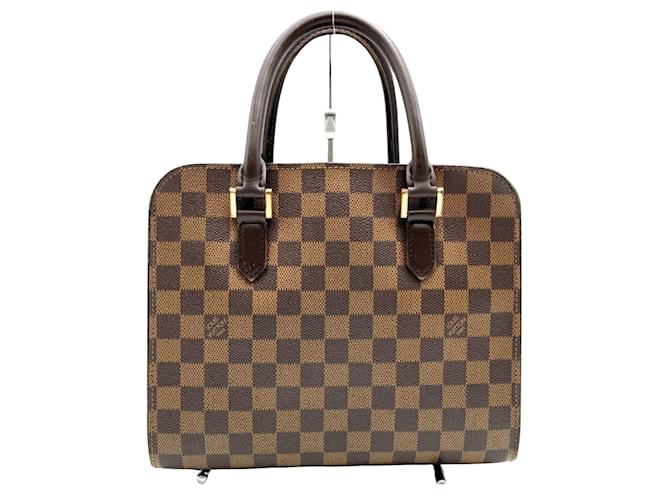 Louis Vuitton Triana Brown Cloth  ref.1386523