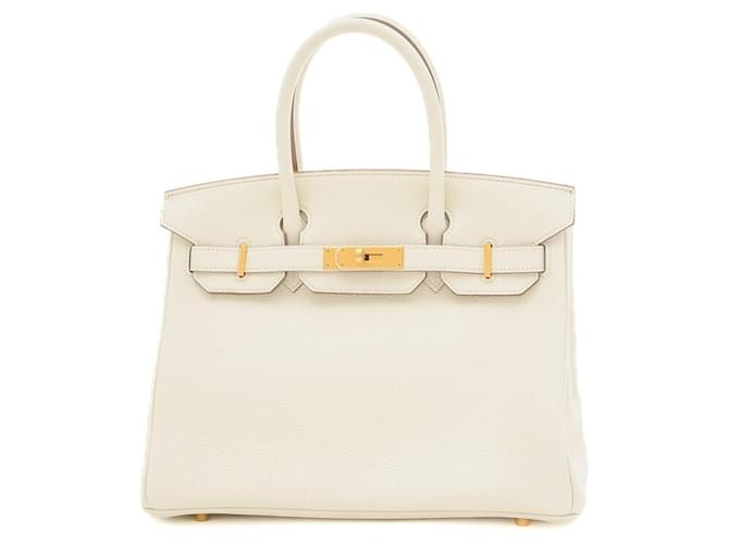 Hermès Birkin 30 Cuir Blanc  ref.1386535