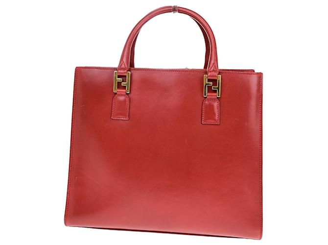 Fendi -- Red Leather  ref.1386618