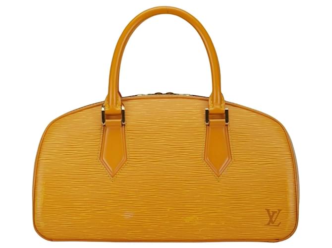 Louis Vuitton Jasmin Amarillo Cuero  ref.1386641