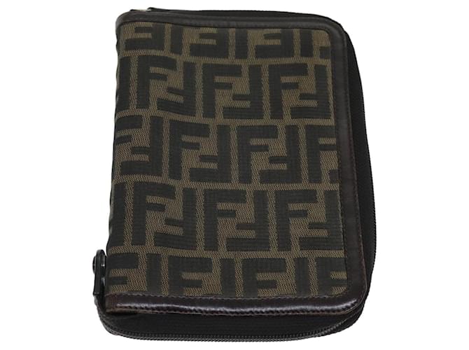 Fendi Zucca Marrom Lona  ref.1386672