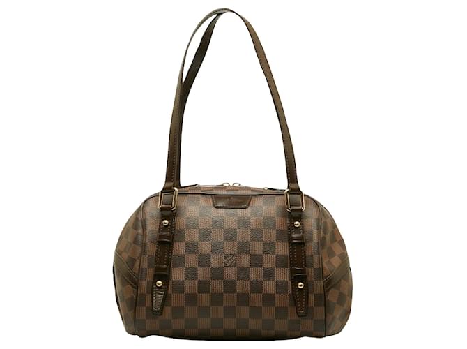 Louis Vuitton Rivington Brown Cloth  ref.1386718