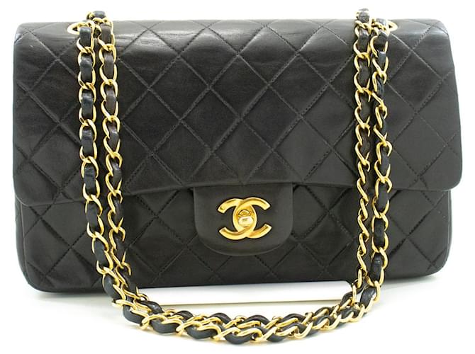 Timeless Chanel intemporal Preto Couro  ref.1386766