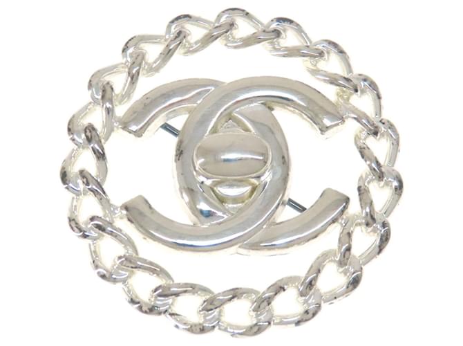 Chanel COCO Mark Argento Metallo  ref.1386774