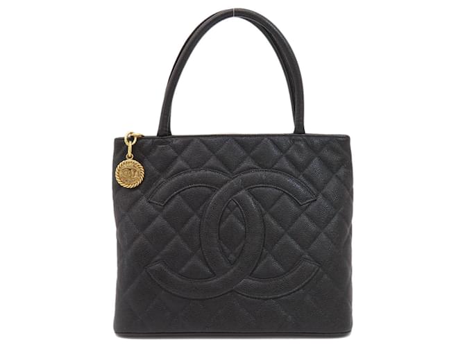 Chanel Médaillon Nero Pelle  ref.1386818