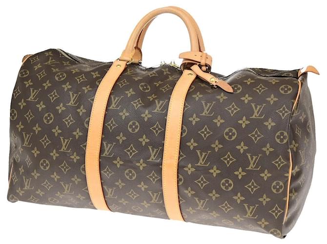 Louis Vuitton Keepall 50 Brown Cloth  ref.1386831