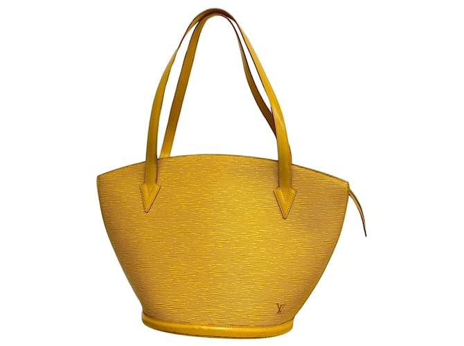 Louis Vuitton Saint Jacques Yellow Leather  ref.1386939