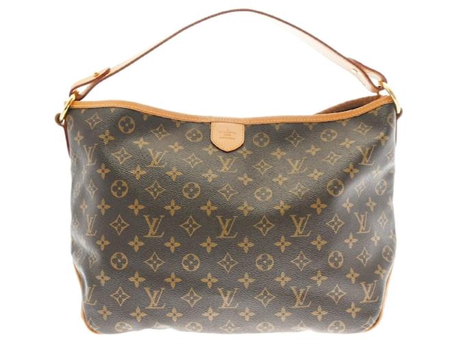 Louis Vuitton Delicioso Marrom Lona  ref.1387028