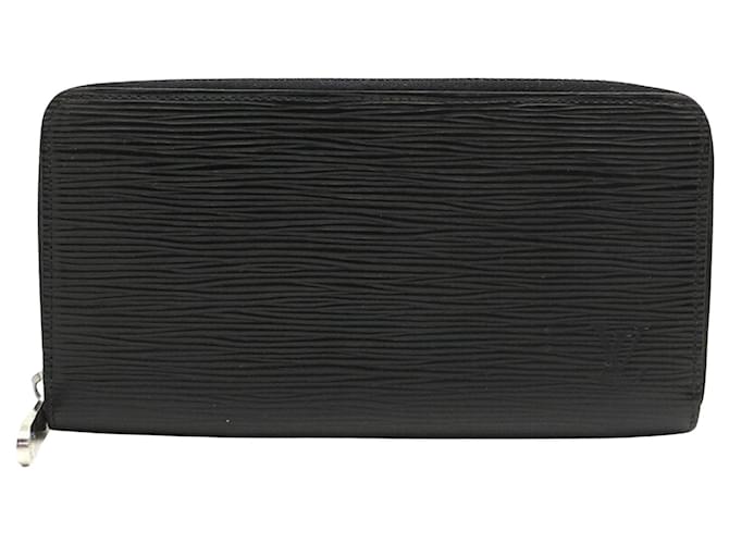 Louis Vuitton Zippy Wallet Cuir Noir  ref.1387045