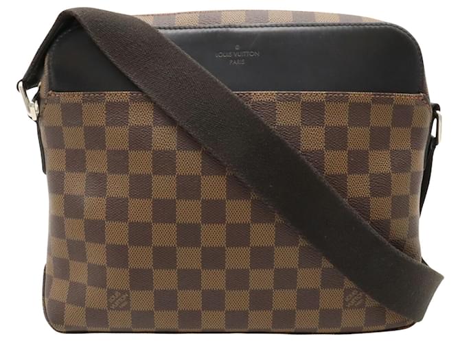 Louis Vuitton Jake Messenger Brown Cloth  ref.1387103