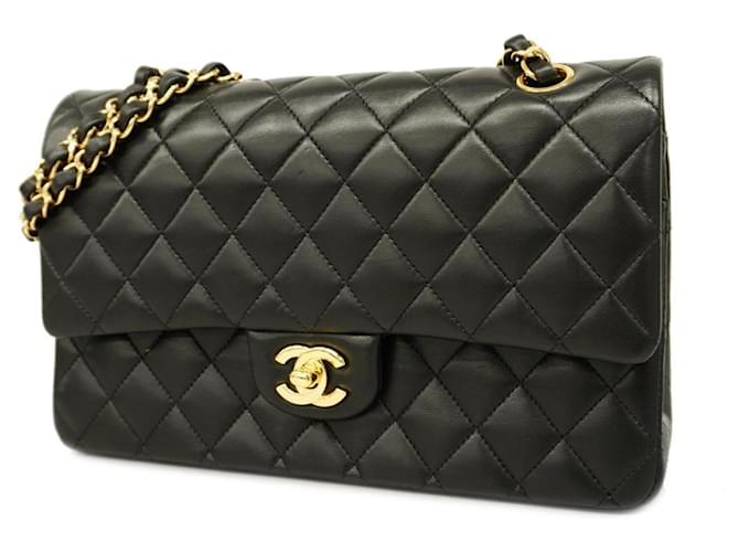 Chanel Timeless Black Leather  ref.1387142