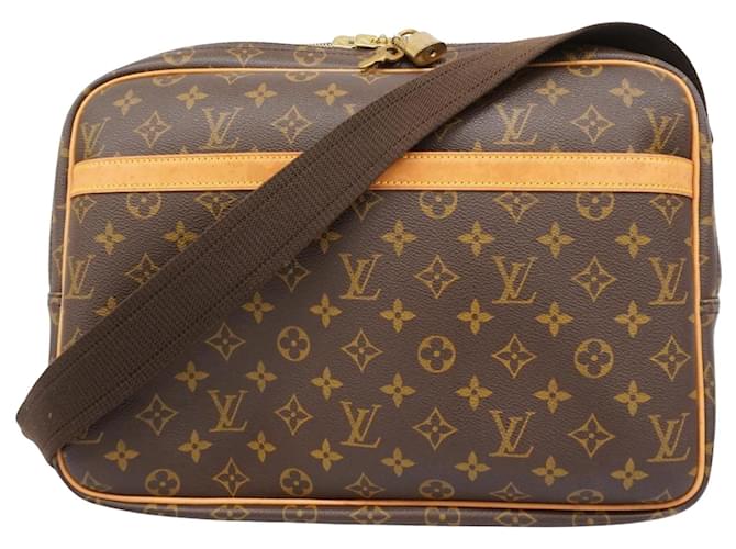 Louis Vuitton Reporter Brown Cloth  ref.1387214