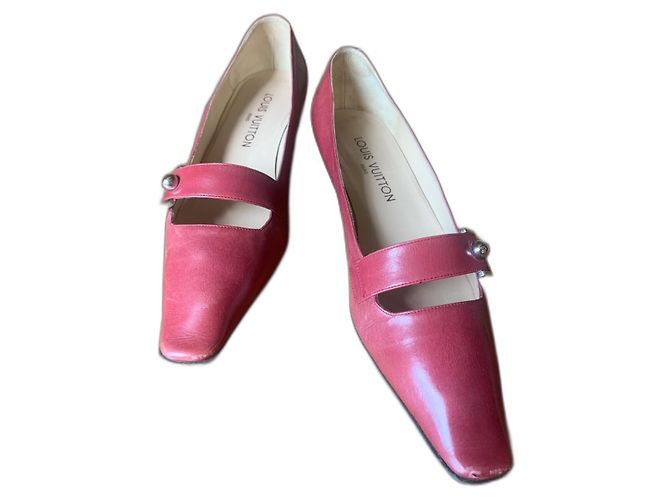 Louis Vuitton Pumps Pink Leather