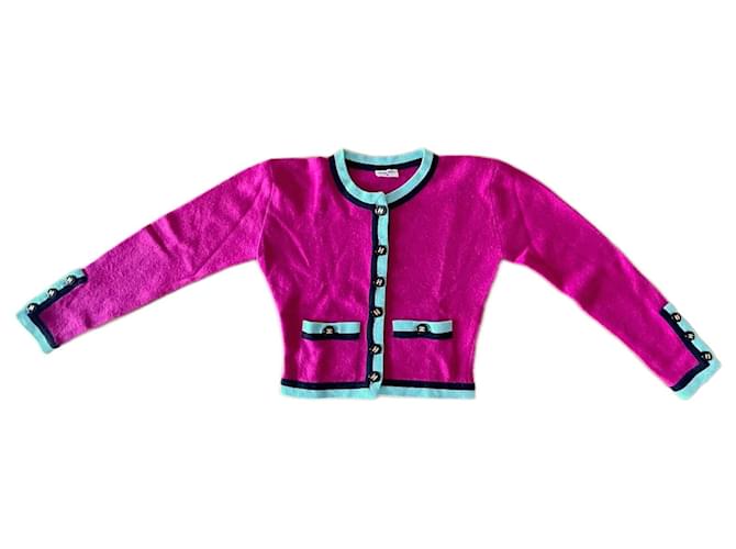 Chanel vest Pink Cashmere  ref.1387276