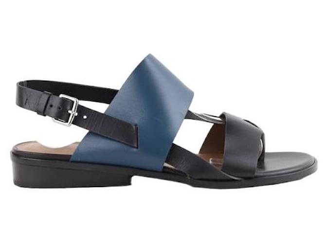 Hermès Leather sandals Black  ref.1387308