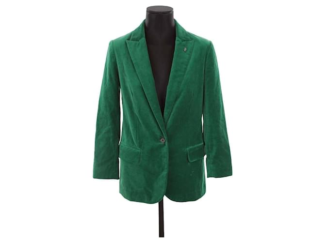 Zadig & Voltaire chaqueta de algodón Verde  ref.1387329