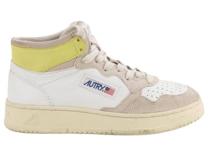 Autre Marque Leather sneakers Beige  ref.1387345