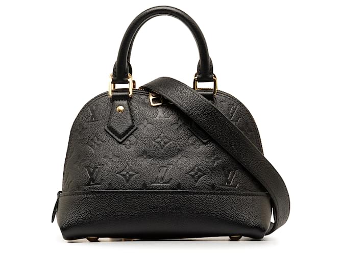 Black Louis Vuitton Monogram Empreinte Neo Alma BB Satchel Leather  ref.1387410