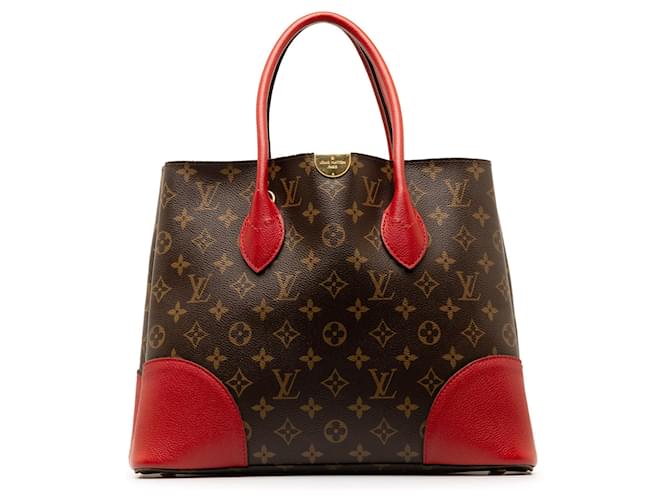 Bolso satchel Flandrin con monograma Louis Vuitton marrón Castaño Cuero  ref.1387485