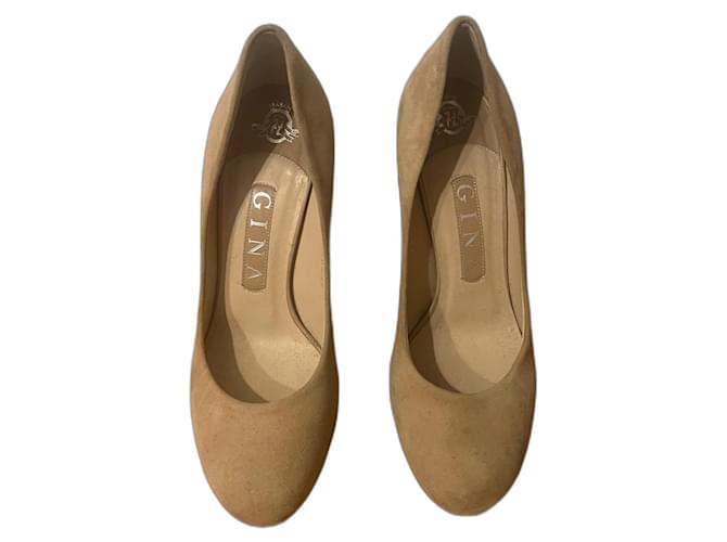 Gina Tacchi Beige Scamosciato  ref.1387531