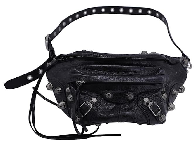 Balenciaga Le Cagole Medium Beltpack in Black Leather  ref.1387582
