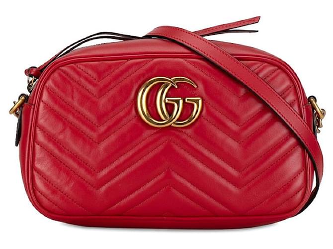 Gucci GG Marmont Leather Crossbody Bag Leather Crossbody Bag 447632 in Excellent condition  ref.1387590